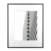 Better Homes & Gardens 16 x 20 Matted to 11 x 14 Metal Gallery Wall Picture Frame, Black, Non-Glare