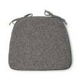 thumbnail image 1 of Better Homes & Gardens 17.5” x 14.75" Memory Foam Chair Cushion, Gray, Single, 1 of 6
