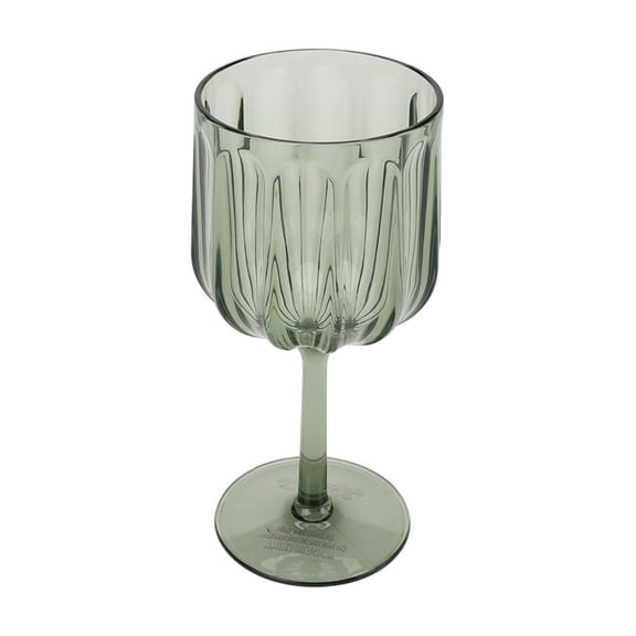 Better Homes & Gardens 17-Ounce Tritan Plastic Stemmed Wine Glass, Green