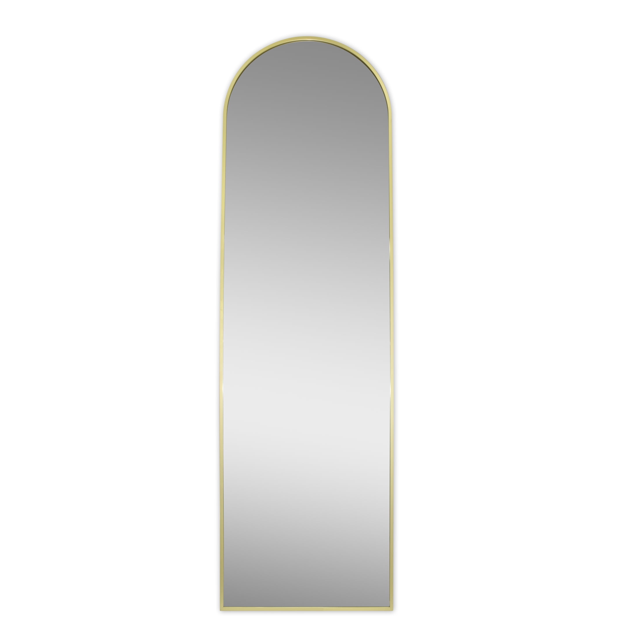 Better Homes & Gardens 17" x 58" Brass Modern Arch Floor Mirror