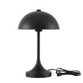 thumbnail image 1 of Better Homes & Gardens 18" Modern Dome Touch On/Off Table Lamp, Black, 1 of 5