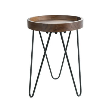 Better Homes & Gardens 18 in Cylinder Wood Bronze Plant Stand