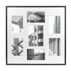 Size: 18x18 Collage Frame, Actual Color: Black, and Multipack Quantity: 1