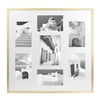 Size: 18x18 Collage Frame, Actual Color: Gold, and Multipack Quantity: 1