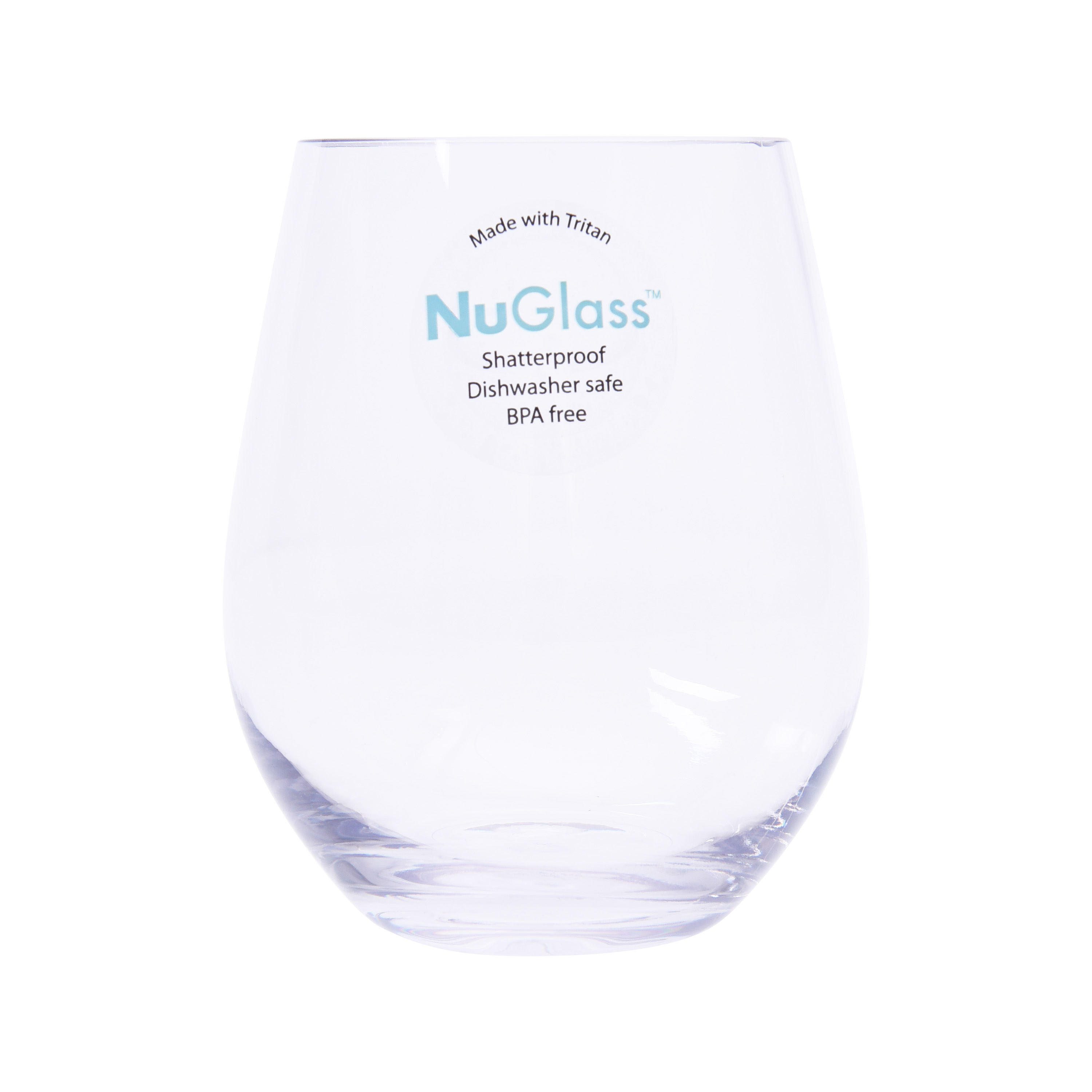 Better Homes & Gardens 19-Ounce Tritan Nuglass Stemless Wine Glass, Clear Shatter Resistant - image 1 of 5