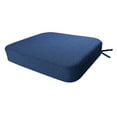 thumbnail image 1 of Better Homes & Gardens 19" x 18" Premium Navy Outdoor Seat Cushion, 1 of 11