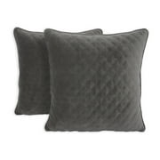 Better Homes & Gardens 19" x 19" Transitional Gray Polyester Throw Pillow , ( 2 Count)