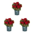 thumbnail image 1 of Better Homes & Gardens 8" Red Begonia Live Annual Plant Shade 3-Pack 2QT Grower Pots, 1 of 6