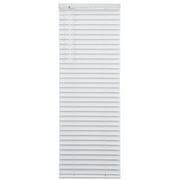 Better Homes & Gardens 2" Cordless Faux Wood Horizontal Blinds, White, 35x64