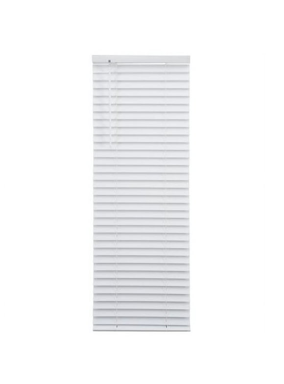 Better Homes & Gardens 2" Cordless Faux Wood Horizontal Blinds, White, 36x64