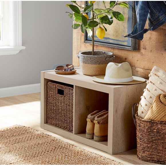 Better Homes & Gardens 2Cube Storage Organizer, Natural