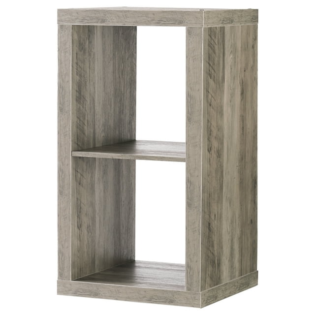 Better Homes & Gardens 2Cube Storage Organizer, Rustic Gray