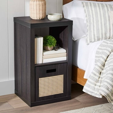 Better Homes & Gardens 2 Cube Storage Organizer, Tobacco Oak