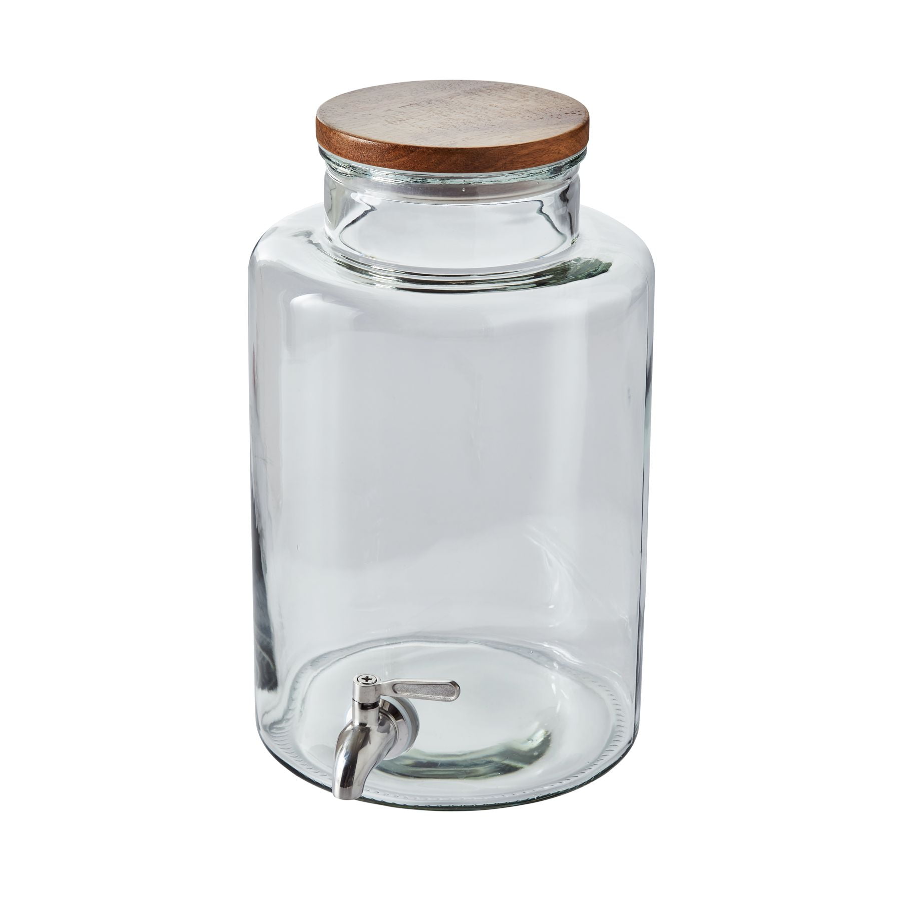 Better Homes & Gardens Glass 2-Gallon Beverage Dispenser with Glass Clamp  Lid 