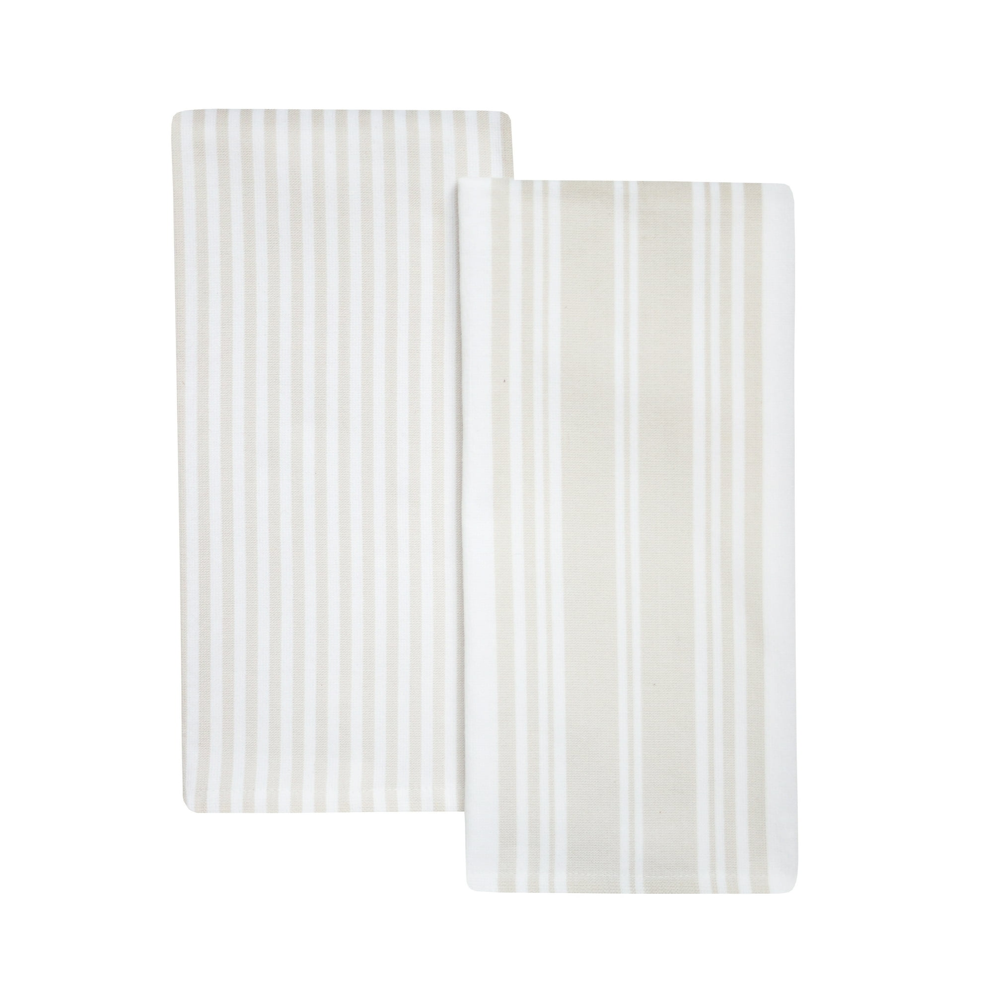 Better Homes & Gardens 2 Piece Culinary Kitchen Towel, Papyrus Beige
