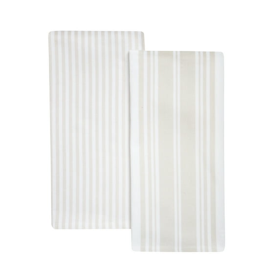 Better Homes & Gardens 2 Piece Culinary Kitchen Towel, Papyrus Beige