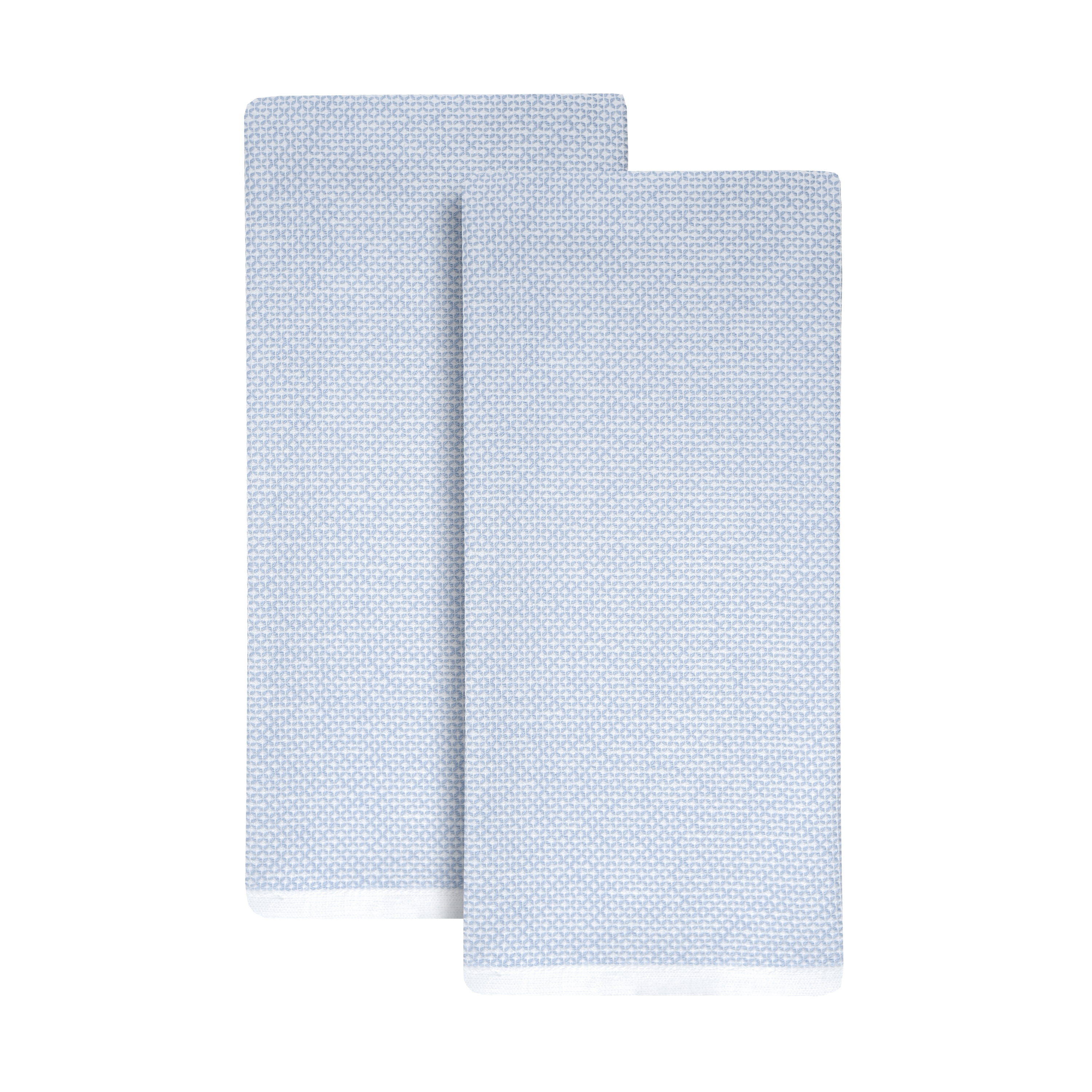 Better Homes & Gardens 2 Piece Flat Woven Kitchen Towel, Blue Linen - Walmart.com