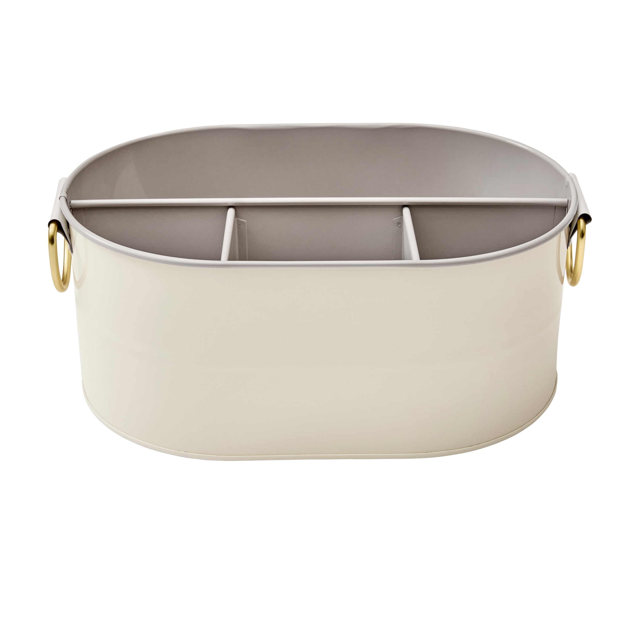 Better Homes & Gardens 2-Tone Galvanized Utensil Caddy - Grey