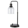 thumbnail image 1 of Better Homes & Gardens Desk Lamp, 20.5 in Bronze Metal with Clear Glass Shade and USB Port, Classic Design, 1 of 7