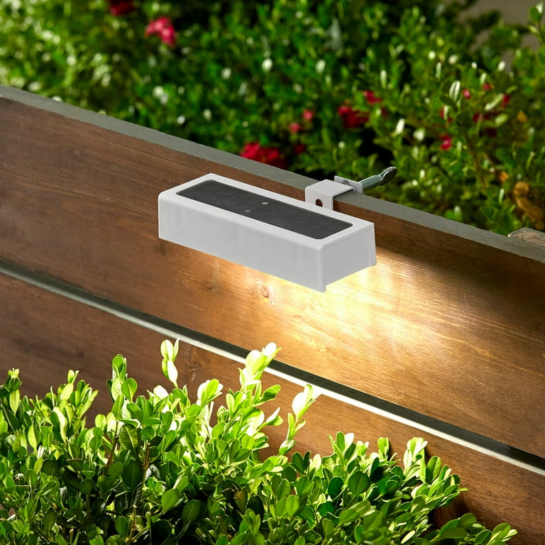 4-Pack: Solar Powered LED Lights for Gutters, Outdoors 4-Pack: Solar Powered LED Lights for Gutters, Outdoors