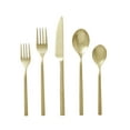 thumbnail image 1 of Better Homes & Gardens Holden Stainless Steel 20 Piece Flatware Set Gold, 1 of 19