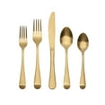 Better Homes & Gardens 20 Pieces Arlo Gold Flatware Set with Matte