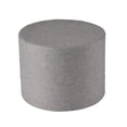 thumbnail image 1 of Better Homes & Gardens 20" Round Outdoor Pouf Ottoman, 1-Piece, Grey, 1 of 7