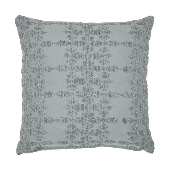 Better Homes & Gardens 20" x 20" Acros Geo Grey Cotton Polyester Decorative Pillow