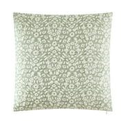 Better Homes & Gardens 20" x 20" Burned Blooms Decorative Pillow For Adults, Sage Green