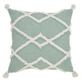 thumbnail image 1 of Better Homes & Gardens 20" x 20" Kansas Geo Green Cotton Decorative Pillow, 1 of 6