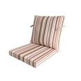thumbnail image 1 of Better Homes & Gardens 20" x 20" Premium Red/Beige Stripe Outdoor Dining Chair Cushion, 1 of 10