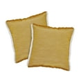 thumbnail image 1 of Better Homes & Gardens 20" x 20" Yellow Cotton Decorative Pillows (2 Count), 1 of 5