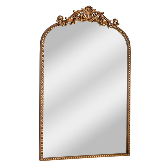 Better Homes & Gardens 20 x 30 Gold Arched Wall Mirror