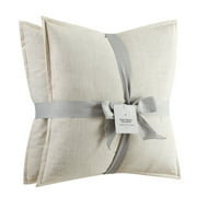 Better Homes & Gardens 20 in x 20 in 2-Pack Decorative Pillows, Papyrus Beige