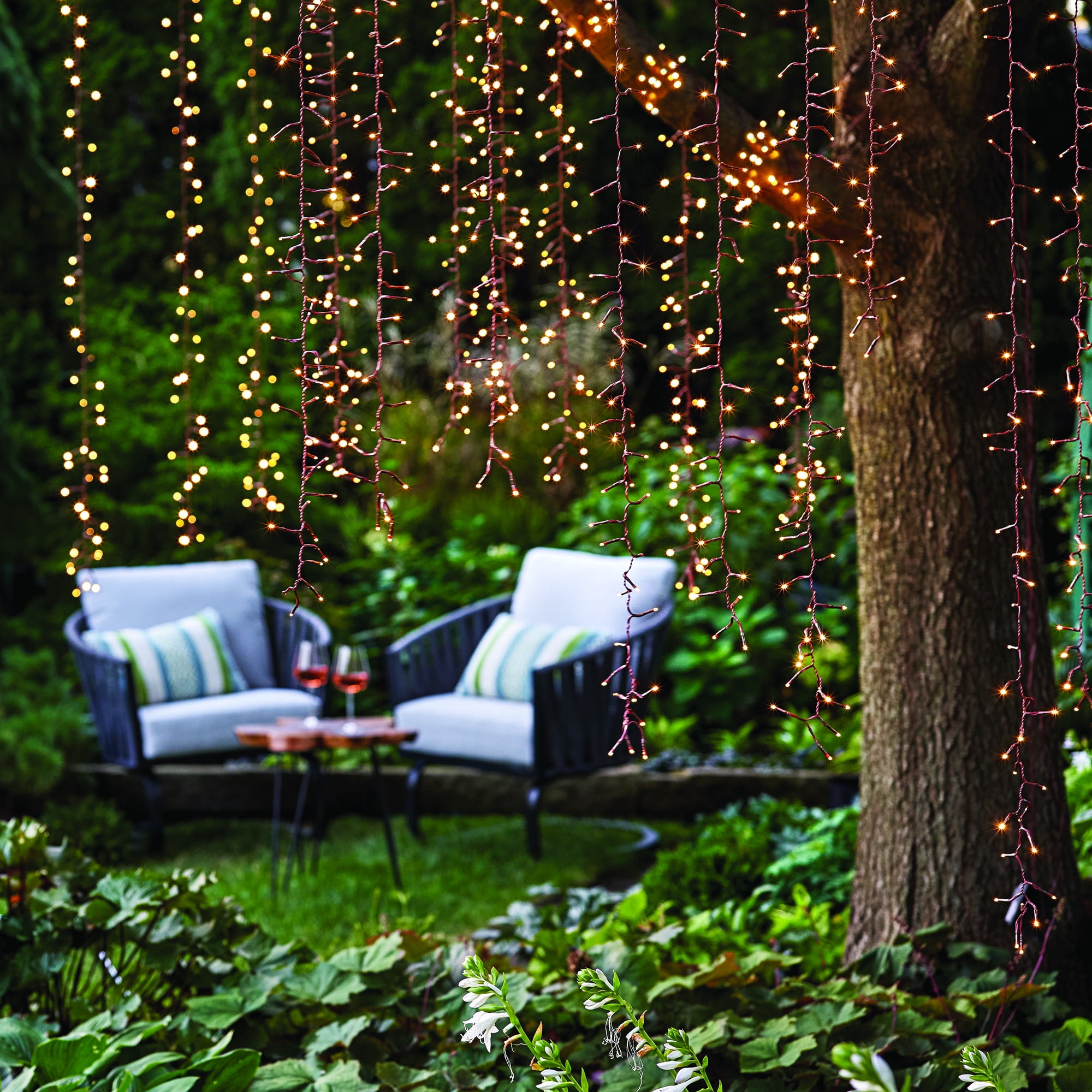 Better Homes & Gardens 200 Count Solar LED Micro Willow Tree Lights Better Homes & Gardens 200 Count Solar LED Micro Willow Tree Lights