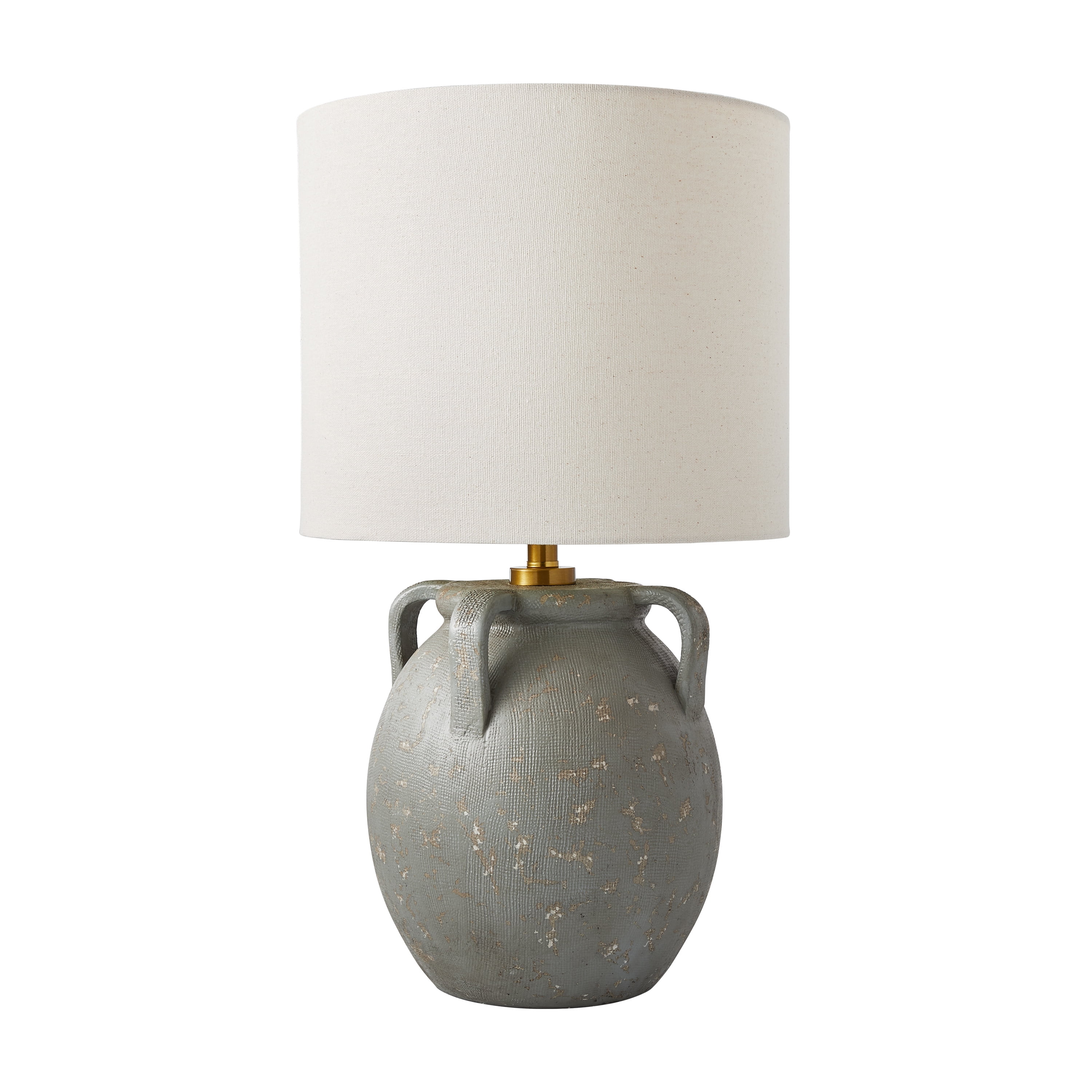 Better Homes & Gardens 21" Aged Blue Table Lamp with Shade