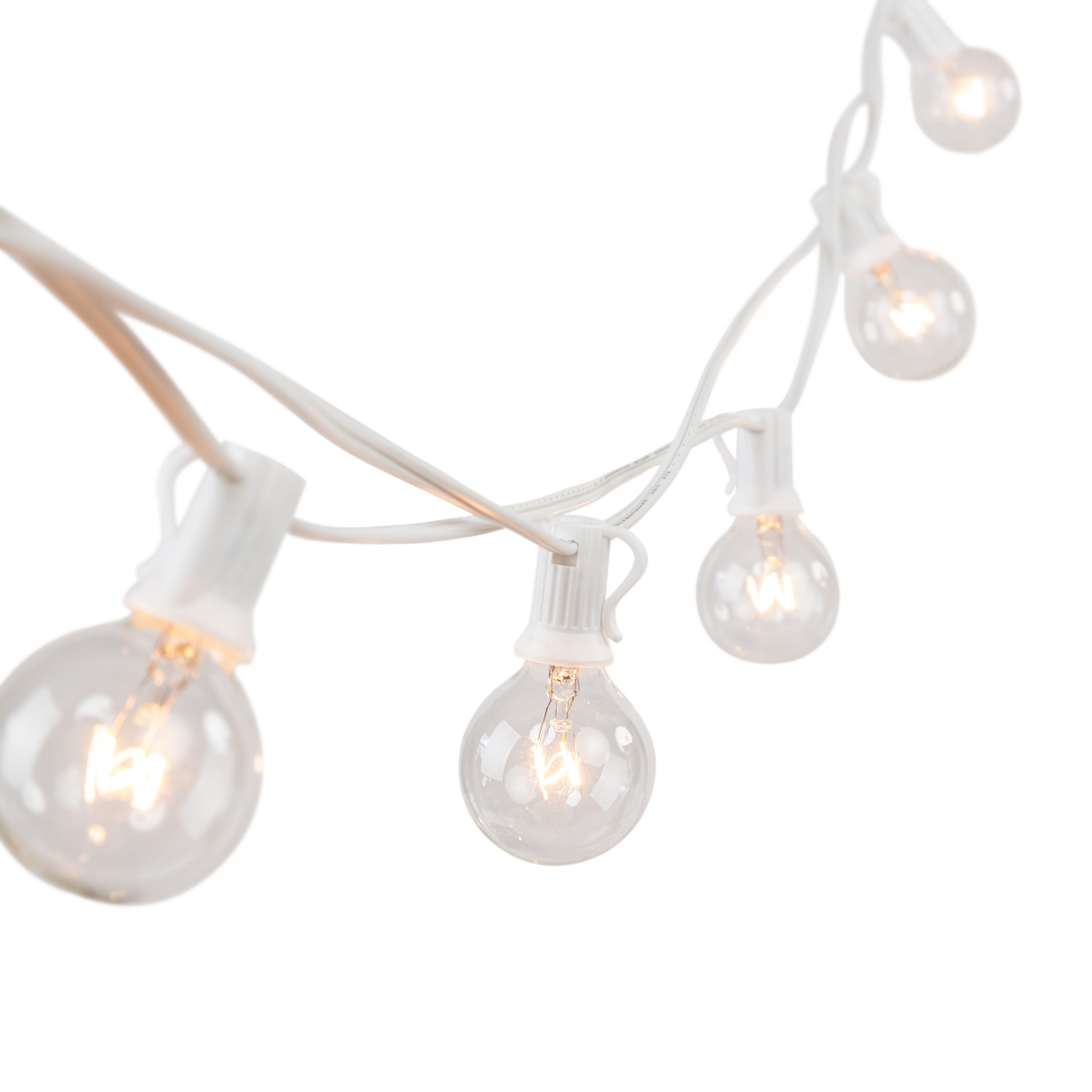 Better Homes & Gardens Globe String Lights, 20 G40 Clear Glass