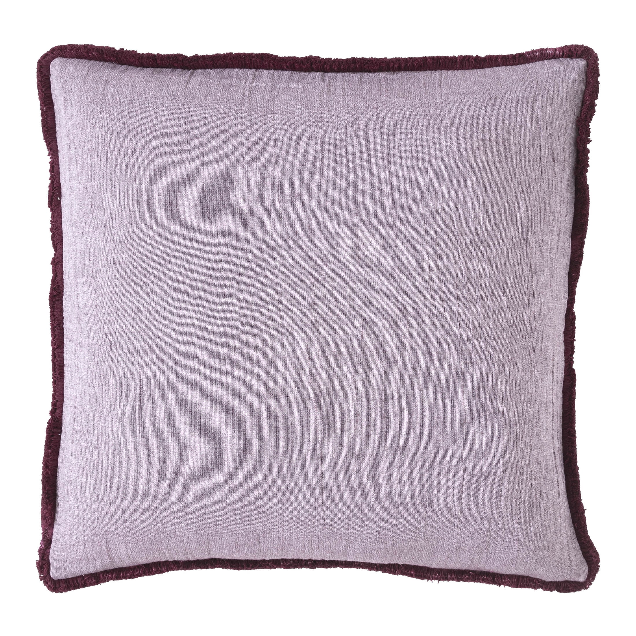 Better Homes & Gardens 22" x 22" Violet Oversized Cotton Gauze Fringe Decorative Pillow