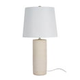 thumbnail image 1 of Better Homes & Gardens 23"H Natural Stone Look Ceramic Table Lamp with Tapered White Linen Shade, 1 of 10