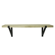 Better Homes & Gardens 23" Shelf with Brackets, Light Oak