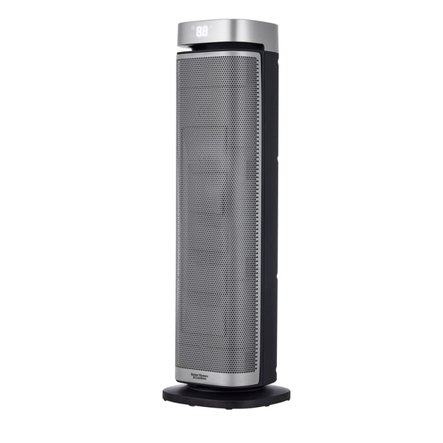 Better Homes & Gardens 23-inch Black Tower Heater with Adjustable Thermostat