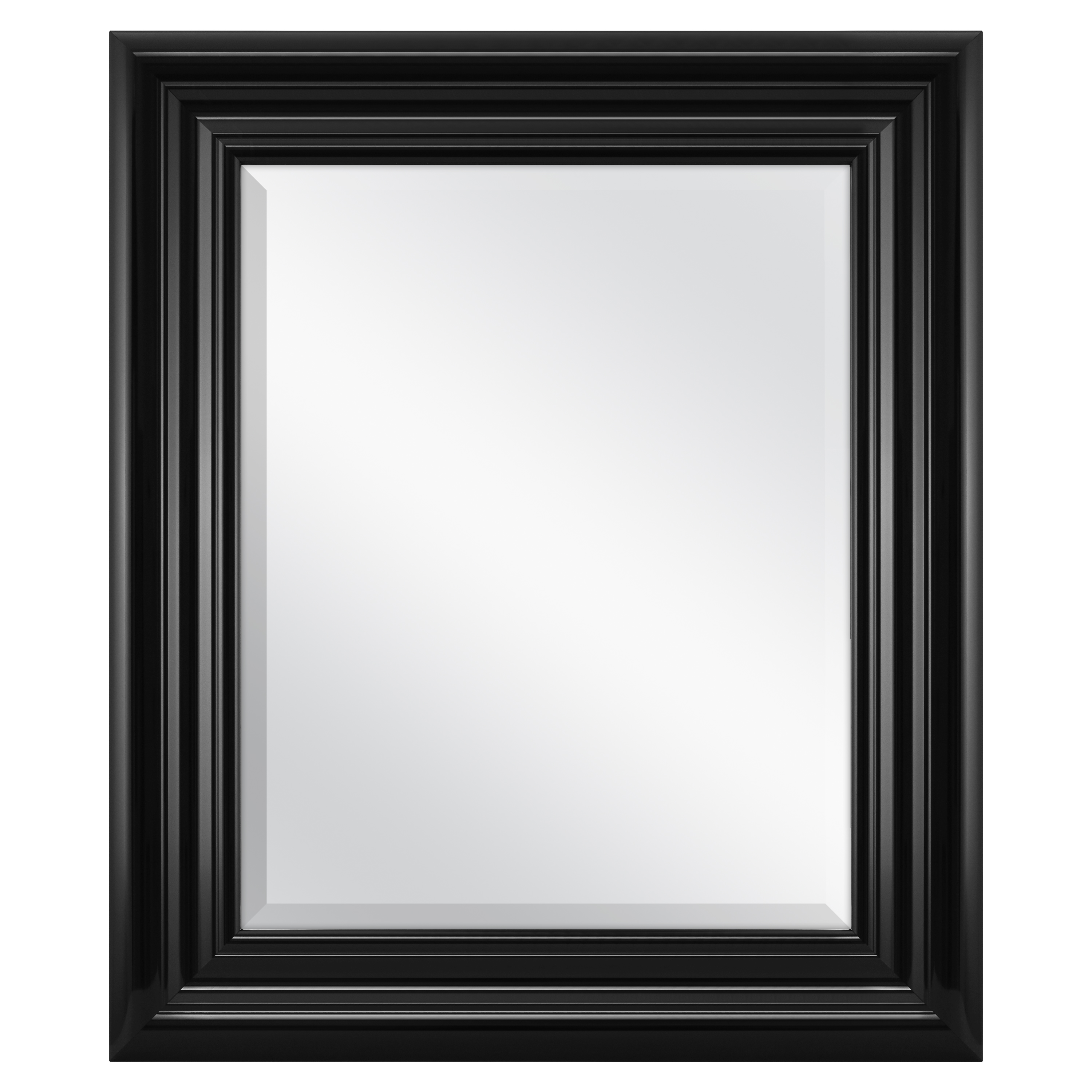 Better Homes & Gardens 23x27 Inch Black Beveled Wall Mirror - image 1 of 6