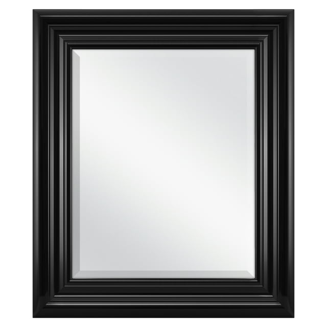Better Homes & Gardens 23x27 Inch Black Beveled Wall Mirror