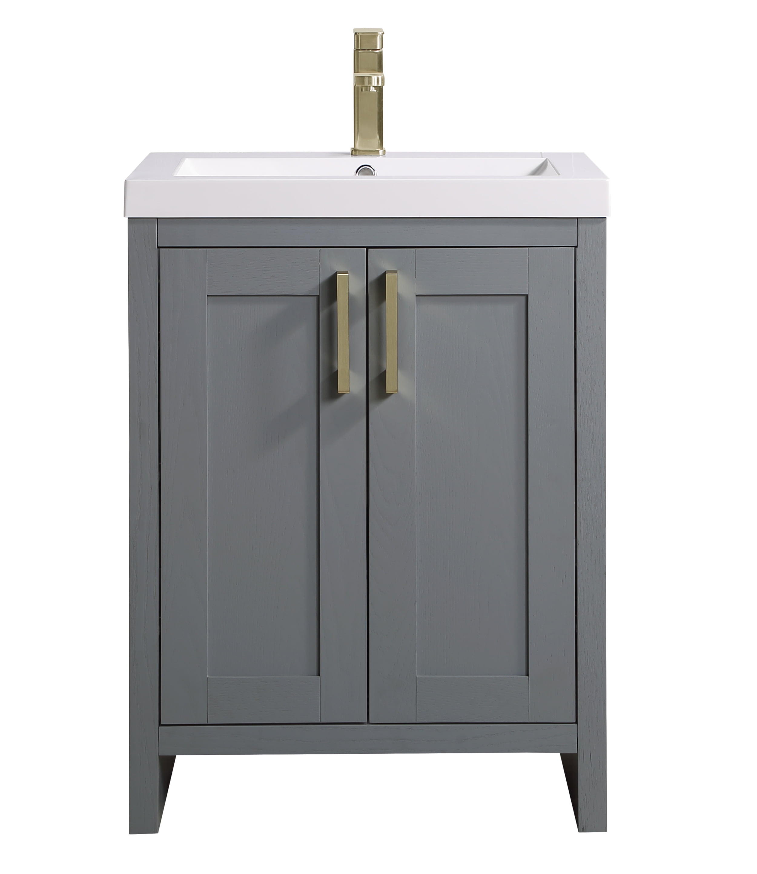 Better Homes Gardens 24 5 Inch Single Sink Farmhouse Bathroom Vanity With Top Assembly Required Com