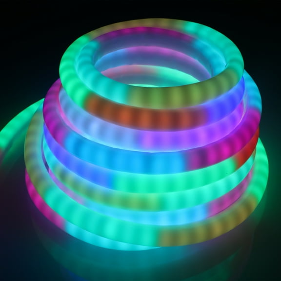 Better Homes & Gardens 25-Foot 360 LED Rope Light with Remote, Weather-Resistant, Indoor/Outdoor