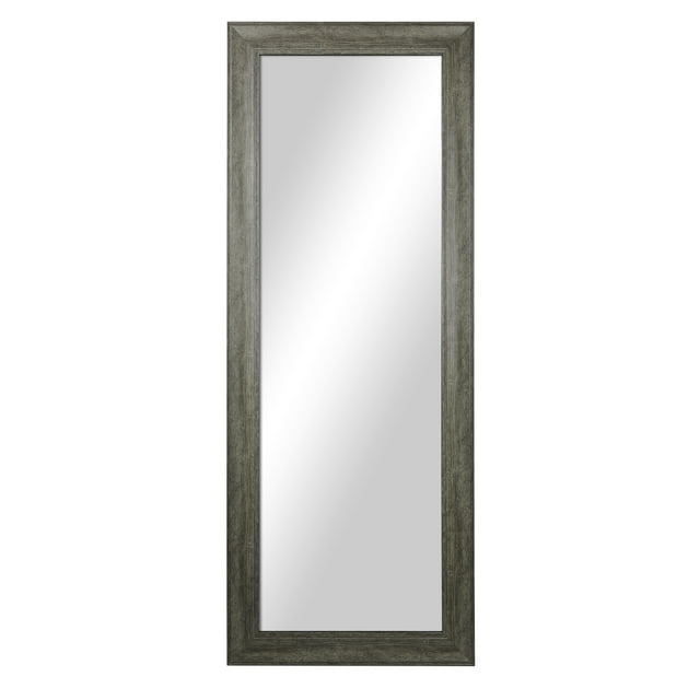 Better Homes & Gardens 27 x 70 Rectangular Full Length Gray Mirror