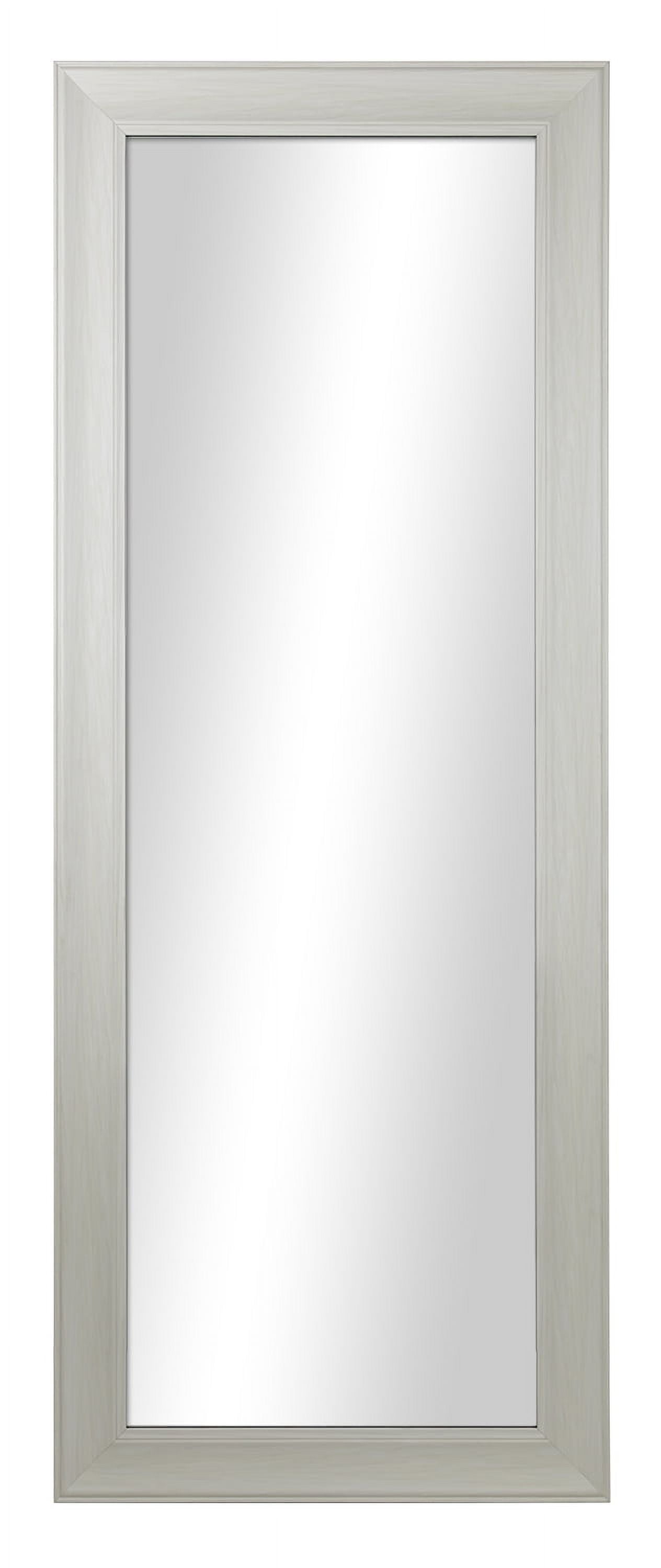 Better Homes & Gardens 27x70 White Rectangle Large Full-Length Floor Mirror for Bedroom or Entryway