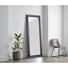 Better Homes & Gardens 27x70 Black Rectangle Large Full-Length Floor Mirror for Bedroom or Entryway