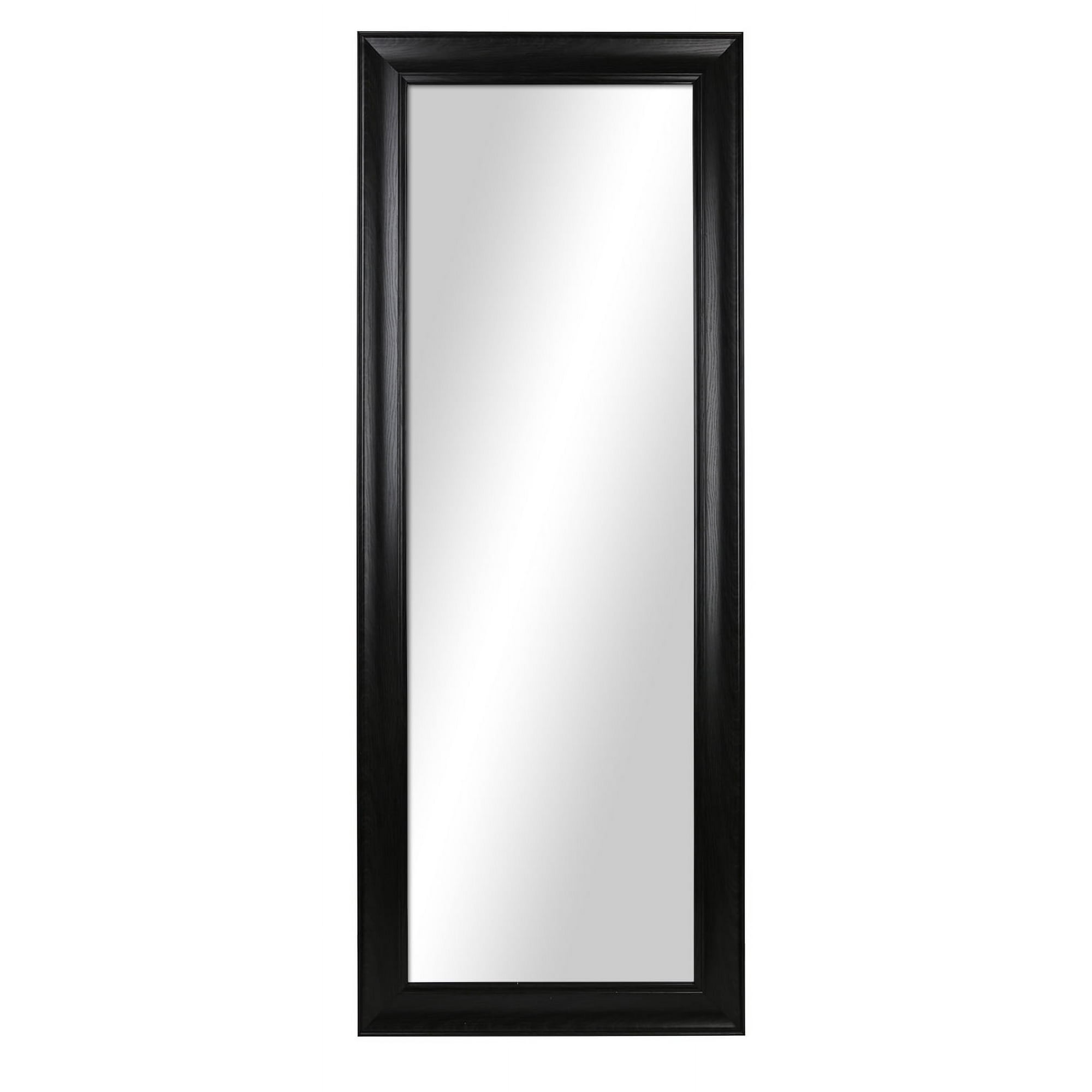 Better Homes & Gardens 27x70 Black Rectangle Large Full-Length Floor Mirror for Bedroom or Entryway