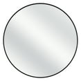 thumbnail image 1 of Better Homes & Gardens 28 inch Round Metal Wall Mirror, Black, 1 of 8